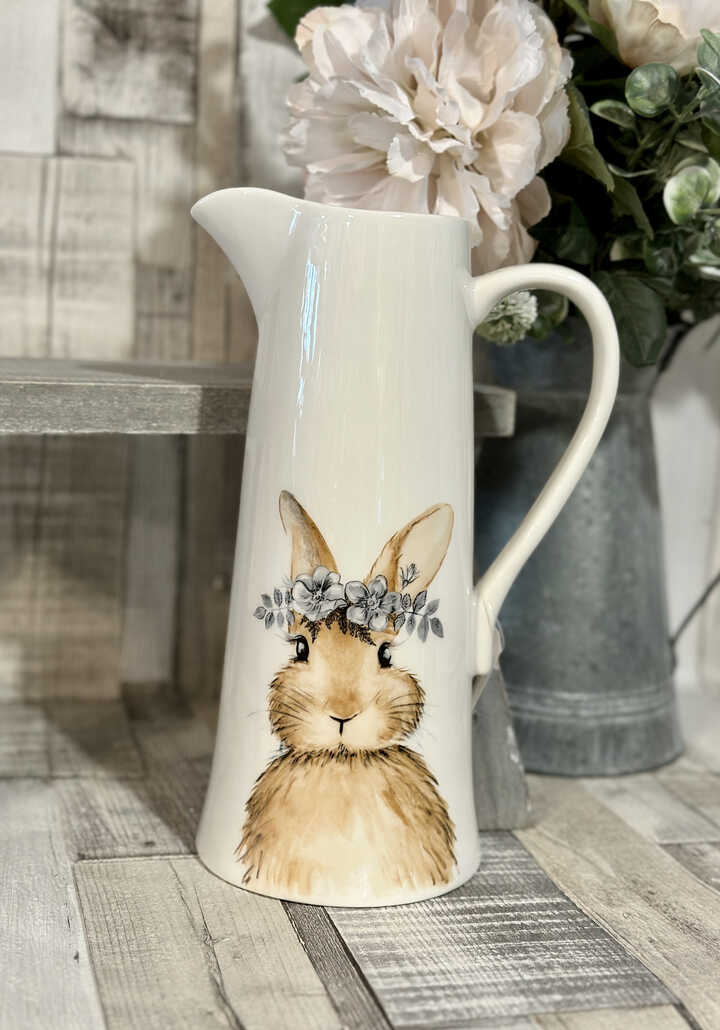 Spring Bunny Tall Jug