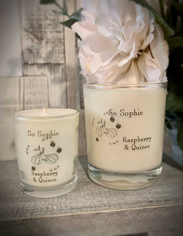 Raspberry & Quince Candle