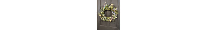 Floral Easter Egg Wreath