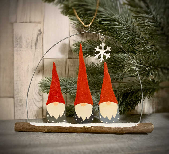 Shoeless Joe Trio Of Gnomes