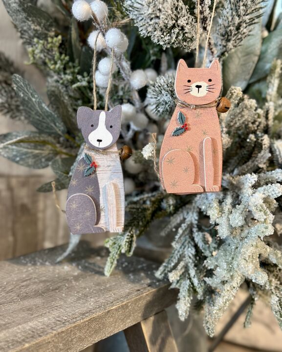 Hanging Wooden Christmas Pets