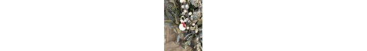 Snowman &amp; Mistletoe Hanging Decoration