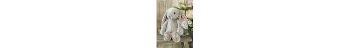 Medium Blossom Silver Bunny