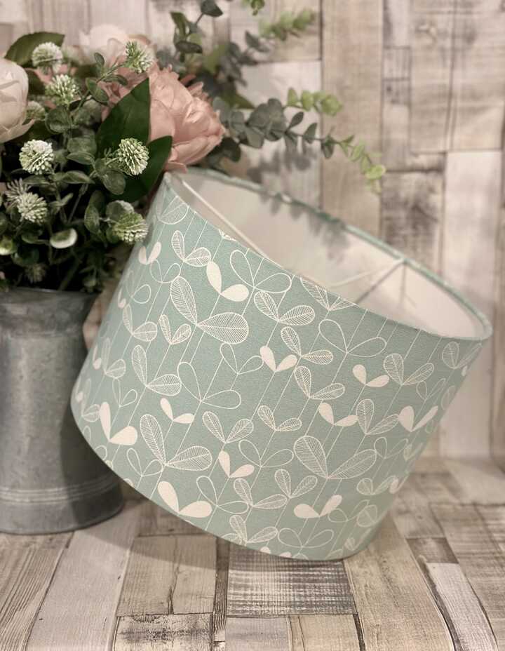 Aqua Blue Seedlings Lampshade