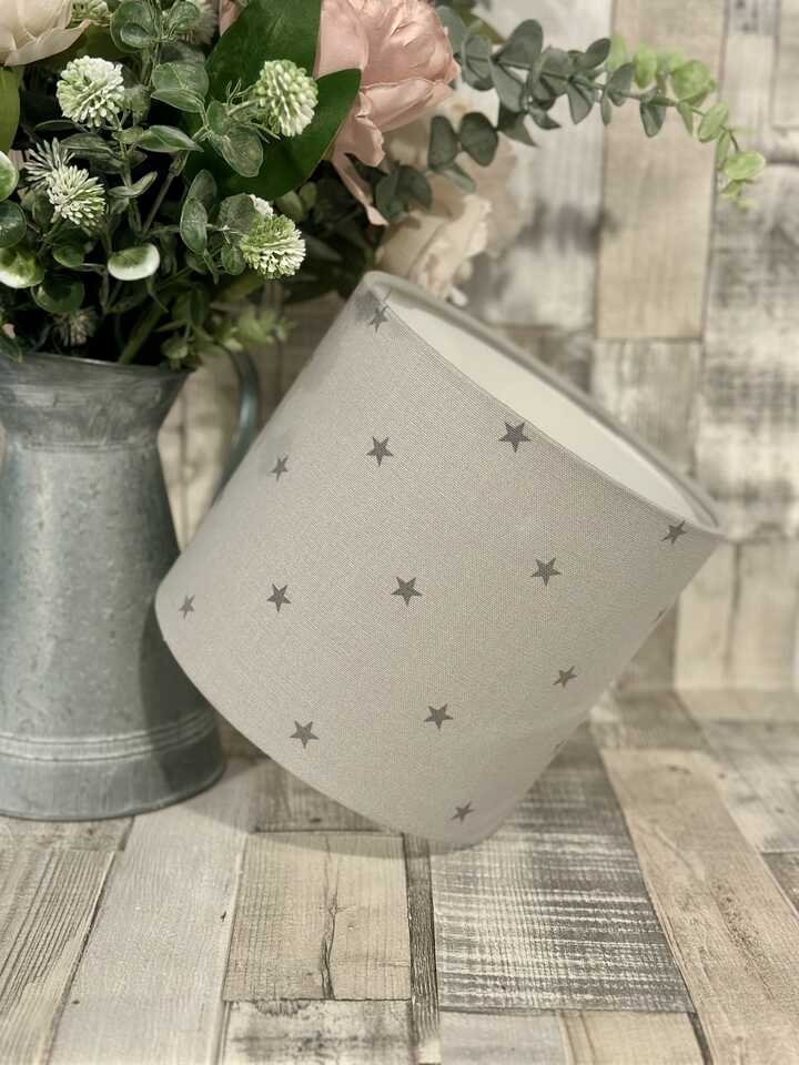 Grey Mini Star Lampshade