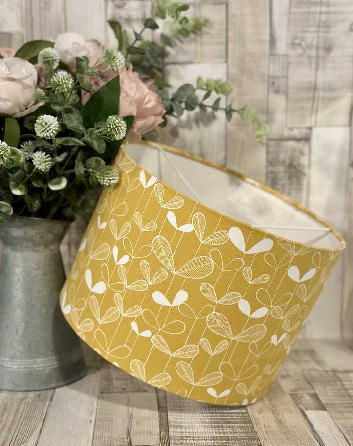 Mustard Yellow Seedlings Lampshade 