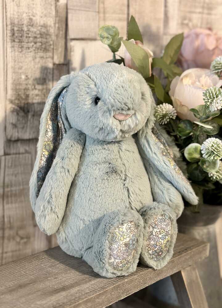 Jellycat blossom aqua bunny online