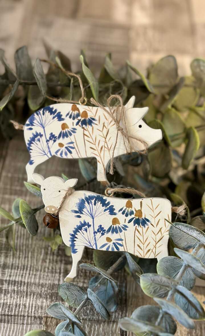 Blue Meadow Wooden Farm Animal