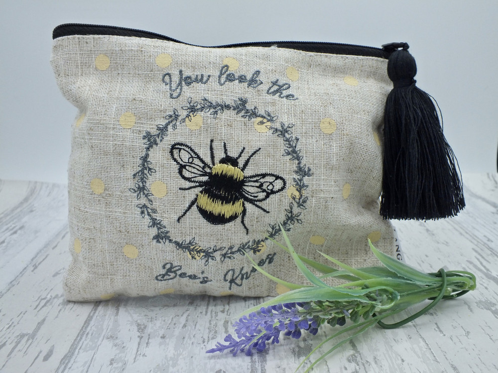 velvet bee make up bag