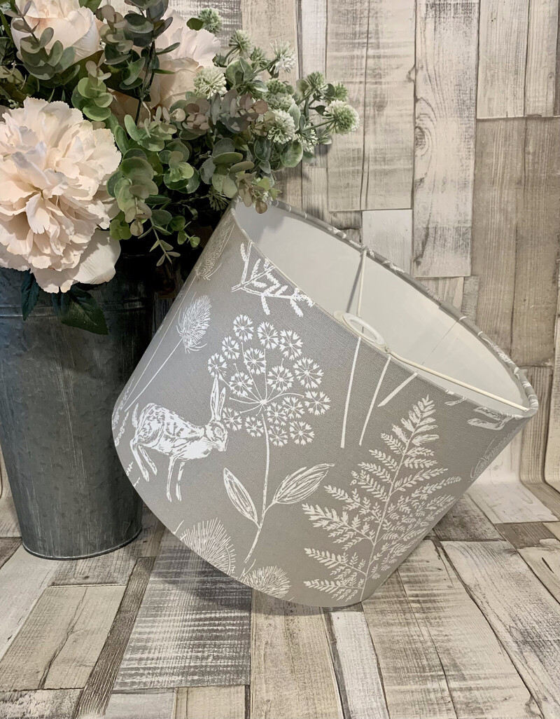 Dove grey deals lampshade